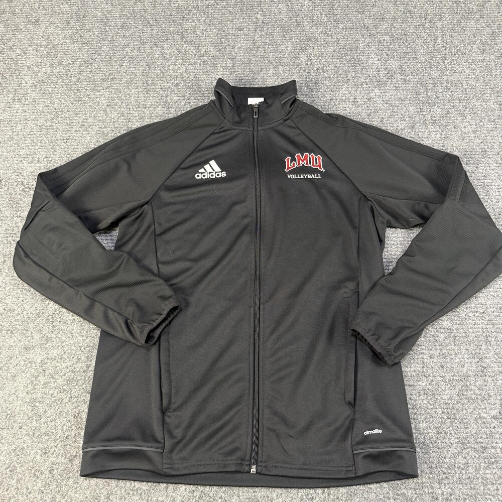 Loyola Marymount Lions Jacket Mens Medium Black Volleyball Adidas Team Issue